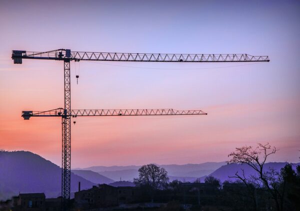 Baustelle für neuen Wohnraum