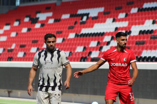 Vincenzo Grifo vom SC Freiburg gegen Xherdan Shaqiri vom FC Basel