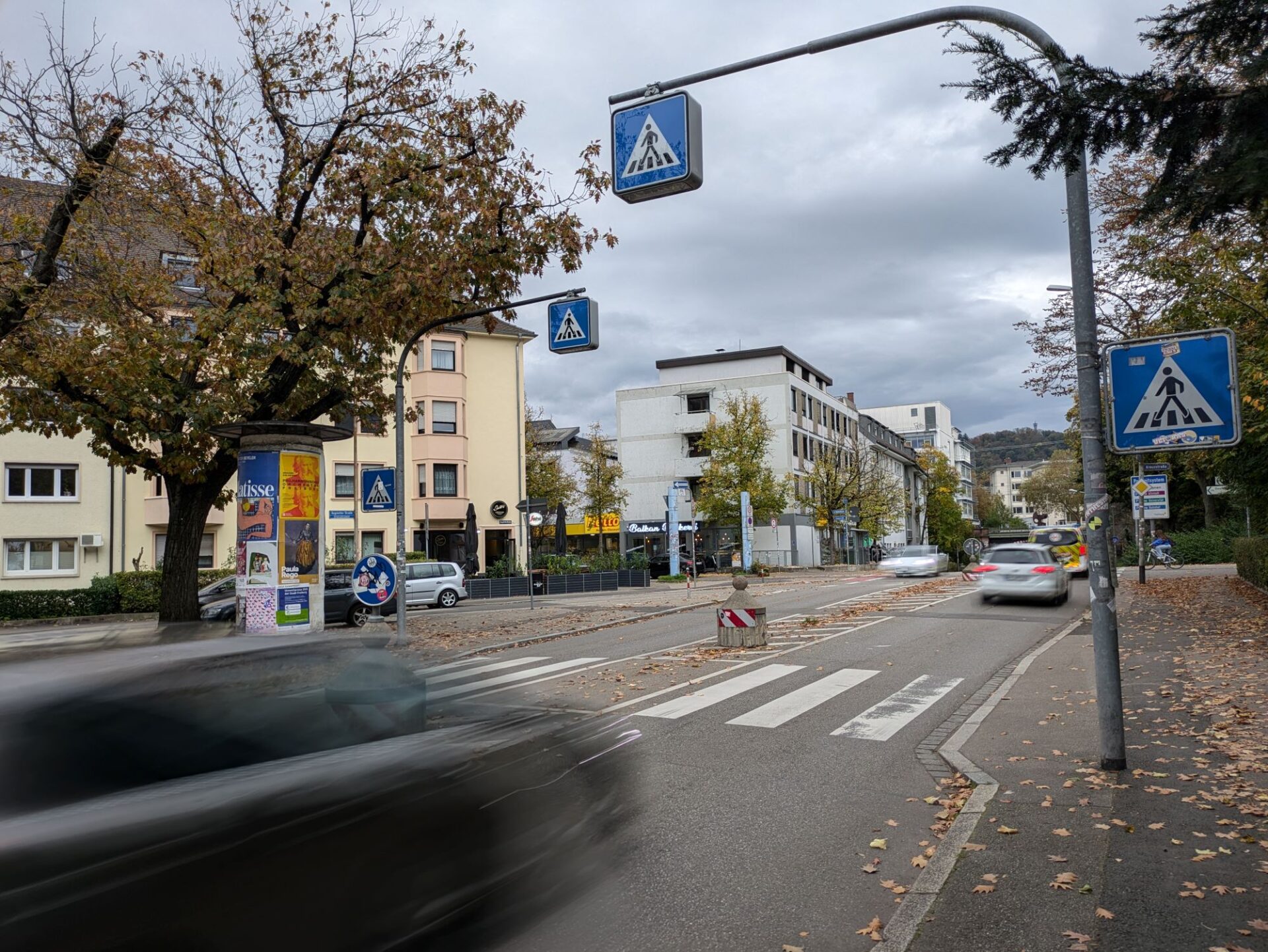 Bauarbeiten in der Breisacher Straße