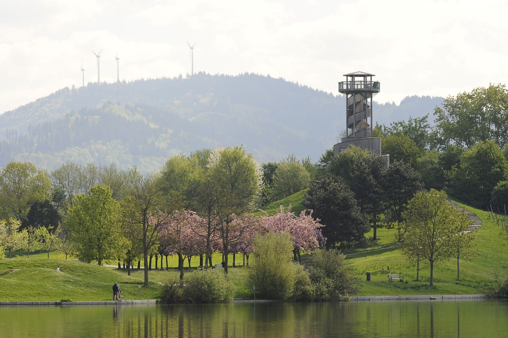 Seeparkgelände als Naherhohlungsgebiet