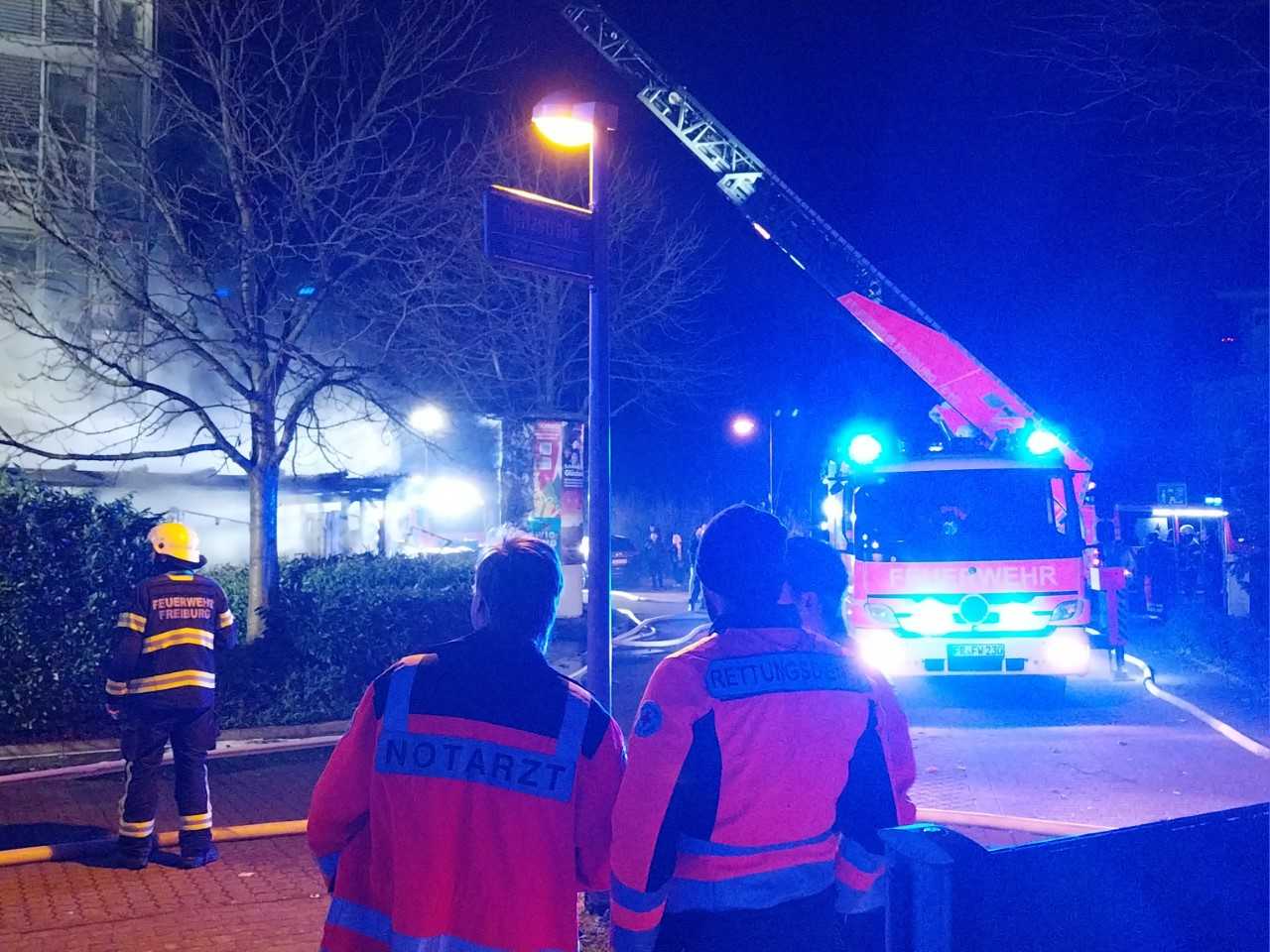 Brand in der Opitzstraße